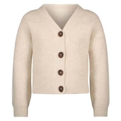 Girl Oversized Crop Cardigan - Nono