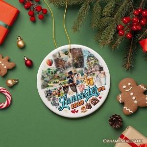 Artistic Lancaster Pennsylvania Ornament, Beautiful Amish Cultures and Countryside Christmas Gift| OrnamentallyYou - 1 of 4
