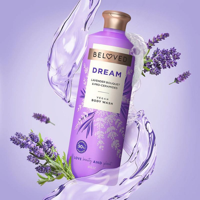 Beloved Dream Vegan Body Wash with Lavender Bouquet &#38; Pro-Ceramides - 18 fl oz, 6 of 11