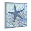 Stupell Industries Vivid Blue Starfish Marine Life Wall Plaque Art - 3 of 4