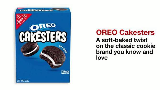 OREO Cakesters Soft Snack Cakes - 10.1oz, 2 of 21, play video