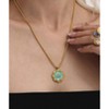 Rose Pendant Necklace for Women - HTUTWOO™ Artistic Oil-Paint Pendant Necklace, Adjustable, for Mother, Daughter, Sister, Friends and Everyday Wear - 2 of 4