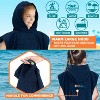 SUN CUBE Kids Changing Robe Surf Beach Towels, Quick Dry Wearable Towel Hood Pocket, Wetsuit Changing Cape for Toddler Boys Girls Teen 3-12 - 4 of 4