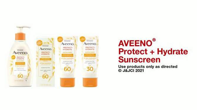 Aveeno Protect &#38; Hydrate Sunscreen Face Lotion - SPF 60 - 2 fl oz, 2 of 10, play video