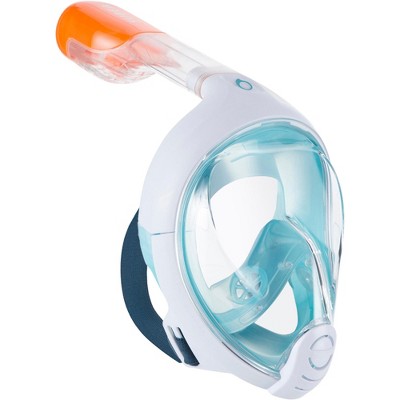 Decathlon Subea Easybreath Surface Full Face Snorkel Mask Kids, Turquoise Green