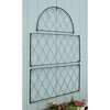 Achla Designs 23" Traditional Oxfordshire Iron Garden Trellis Extensions: Wall-Mounted, Corrosion-Resistant - 3 of 4