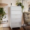 Granville Tall Modern 5 Drawer Dresser - Manhattan Comfort - image 2 of 4