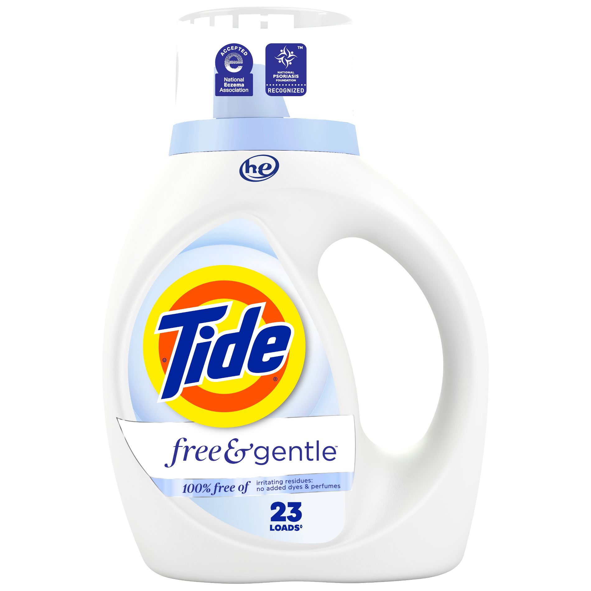 Tide Free & Gentle Unscented HE Deep Cleaning Concentrated Liquid Laundry Detergent