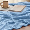 Bedsure Flannel Blanket – Solid Color Plush Throw, Ultra Soft and Fuzzy, 300GSM Lightweight Cozy Blanket for Bed or Sofa - 4 of 4