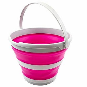 SAMMART 10L (2.6 Gallon) Collapsible Plastic Bucket Size 33cm Dia - 1 of 4