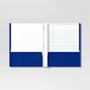 2 Pockets Paper Folder Blue - Dealworthy™ - 2 of 3