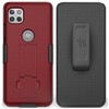 Nakedcellphone Case with Stand and Belt Clip Holster for Motorola Moto One 5G Ace - 2 of 4
