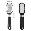 Unique Bargains Removes Dead Skin Coarse And Fine Dual Sided Foot File Black 1Set - 4 of 4