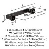 Amerock Hybridize  3-3/4 Inch Center-to-Center Pull for Cabinets, Drawers, and Furniture - 4 of 4