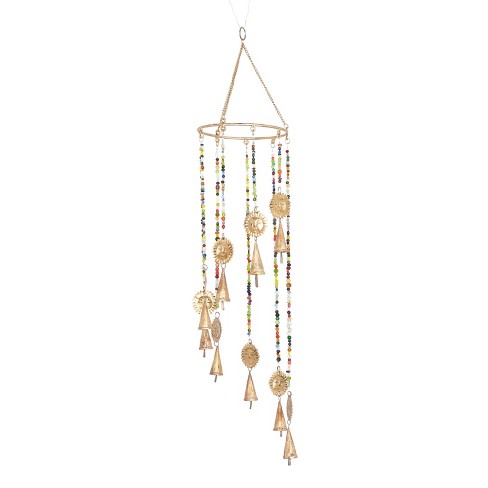 Set Of 3 Metal 13.05 Bohemian Bell Bronze - Olivia & May : Target