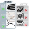 Outdoor Patio Wicker Egg Hanging Swing Egg Chair with Stand and Cushions for Indoor & Outdoor - 4 of 4