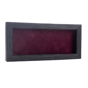PosterPalooza | 10x20 Shadow Box Frame Barnwood Black Wood, 1