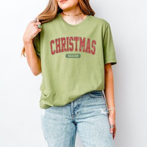 Simply Sage Market Varsity Christmas Season Short Sleeve Tee - 1 of 4