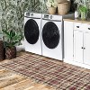 2'x6' Area Rug for Living Room, Machine Washable Non-Slip Vintage Style, Stain Resistant Mat for Dining, Nursery, Office, Entrance, Kitchen, Red - 3 of 4