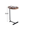 FONTOI End Tables Sofa Table Laptop Snack Stand, Nightstand for Living Room, or Modern Accent Table, Accent Side End Table, Black, 17.72"*11.8"*23.62" - 4 of 4