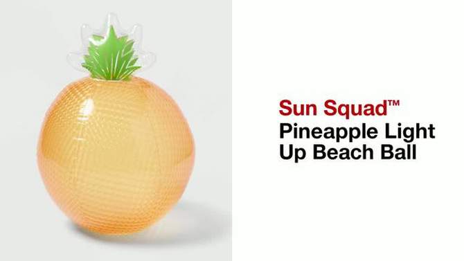 Pineapple Light Up Beach Ball - Sun Squad&#8482;, 2 of 6, play video