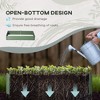 6' x 3' x 1' Raised Garden Bed with Support Rod, Steel Frame Elevated Planter Box - 4 of 4