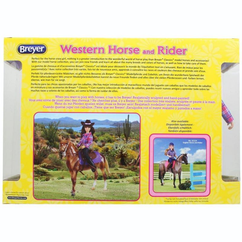 Breyer 1:12 Classics Western Horse & Rider Model Horse Set, 2 of 4