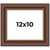 PosterPalooza | Photo Size Traditional Brown Picture Frame - UV Acrylic, Foam Board Backing, Hanging Hardware - 2 of 4