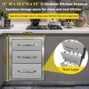Garvee  Outdoor Kitchen Drawers, Stainless Steel Access BBQ Drawers with Flush Mount Handle - 3 of 4