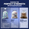 Plasticplace 32-33 Gallon Drawstring Trash Bags, Clear (100 Count) - 3 of 4