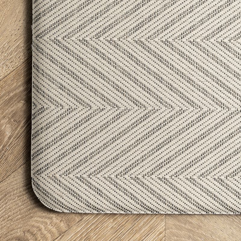nuLOOM Casual Herringbone Anti Fatigue Kitchen or Laundry Room Comfort Mat, 3 of 7