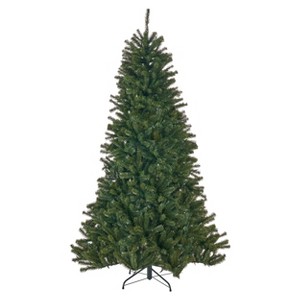 GDFStudio 7 Foot Noble Fir Pre Lit Hinged Artificial Christmas Tree - 1 of 4