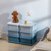 FONTOI 3 Tier Kids Storage Unit with 6 Bins for Boys Girls Toddlers, Toy Organizer for Kids Bedroom Nursery Kindergarten, Blue, 14.5"*22.3"*29.5" - 4 of 4