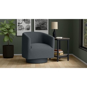 Blue Swivel Accent Chair - 1 of 1