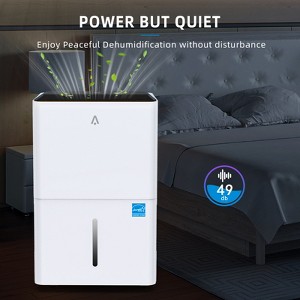 50 Pint Energy Star Dehumidifier for Large Spaces up to 4500 Sq.Ft, with Drain Hose & 24H Timer, Ultra Quiet for Basement, Home, Office - 1 of 4