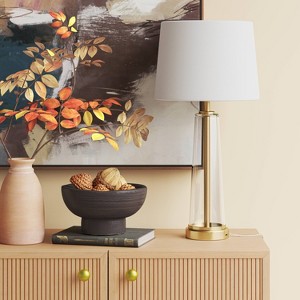 Tapered Fillable Table Lamp with USB (Includes LED Light Bulb) - Threshold™ - 1 of 3