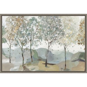 Amanti Art Breezy Landscape I by Allison Pearce Framed Canvas Wall Art - 1 of 4