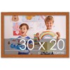 PosterPalooza | Slim Profile Brown Picture Frame - UV Acrylic, Backing Board, Hanging Hardware Included - 2 of 4
