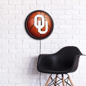 College Slimline Basketball Design Lighted Wall Sign - 1 of 3