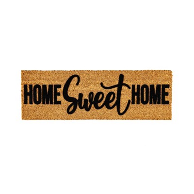 Evergreen Home Sweet Home Flocked Kensington Indoor Outdoor Coir ...