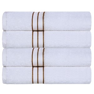 Premium Cotton Solid Plush Heavyweight Hotel Luxury Towel Set by Blue Nile Mills - 1 of 4
