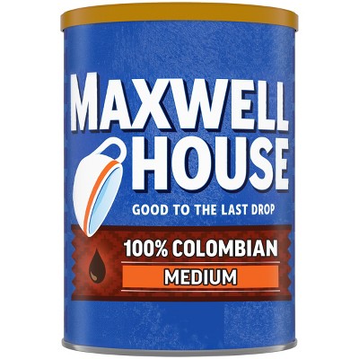 Maxwell House 100% Colombian Medium Dark Roast Ground Coffee - 10.5oz