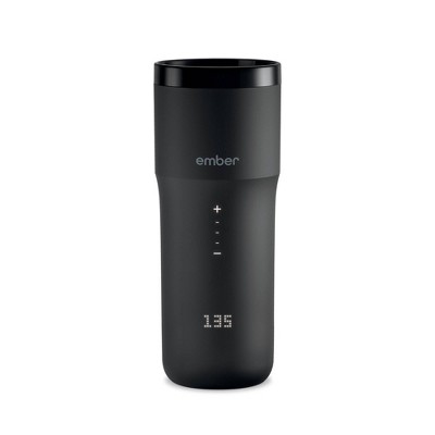 Ember Temperature Control Travel Mug, 12 Ounce, 2-hr Battery Life, Black -  App Controlled Heated Coffee Travel Mug