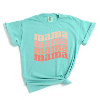 Simply Sage Market Women's Retro Mama Wave Short Sleeve Garment Dyed Tee