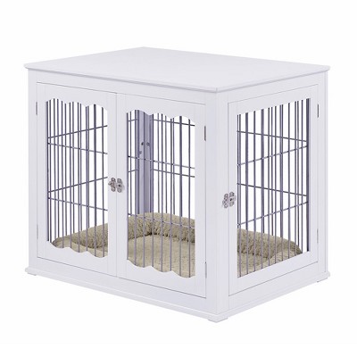 unipaws Wooden Wire Pet Crate