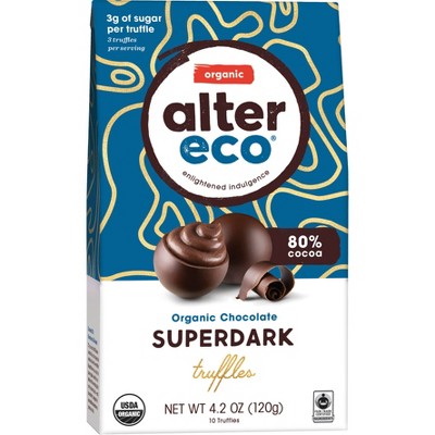 Alter Eco Bagged Truffles - Super Dark Truffles - 4.2oz/10ct