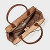 Belted Top Handle Satchel Handbag - A New Day™ - 4 of 4