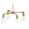 Elegant Lighting Cairo 4 lights brass pendant - 3 of 4