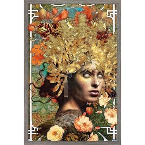 Trends International Jena DellaGrottaglia: Cosmic Zodiac - Virgo Framed Wall Poster Prints - 1 of 4