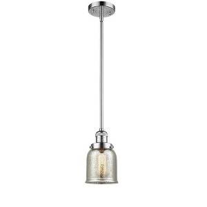 Bell - 1 Light Stem Hung Mini Pendant In Industrial Style-10 Inches Tall and 5 Inches Wide - 1 of 1